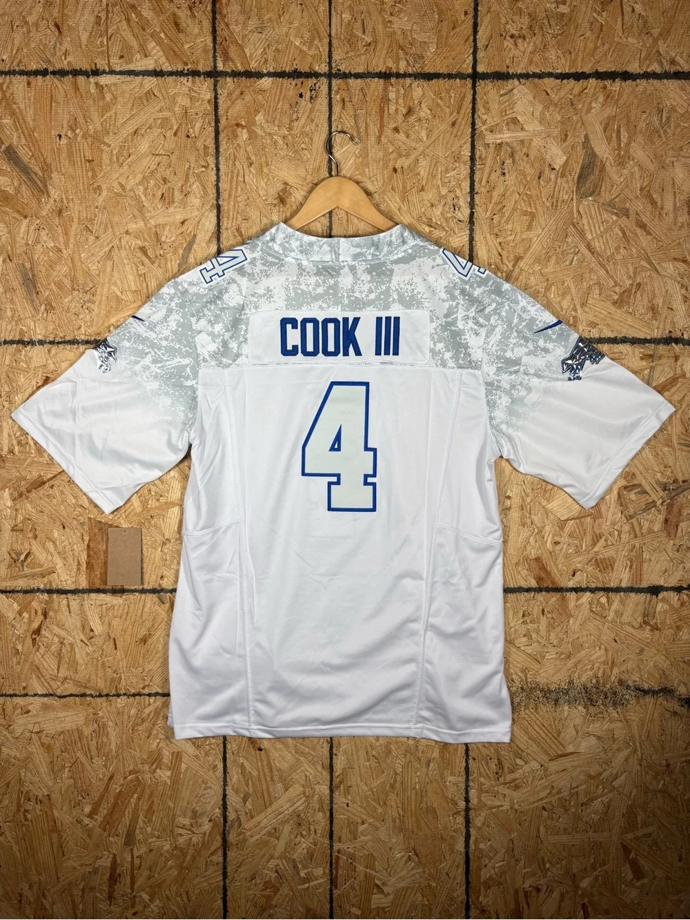 Nike Buffalo Bills James Cook III #4 Artic White Football Jersey - L